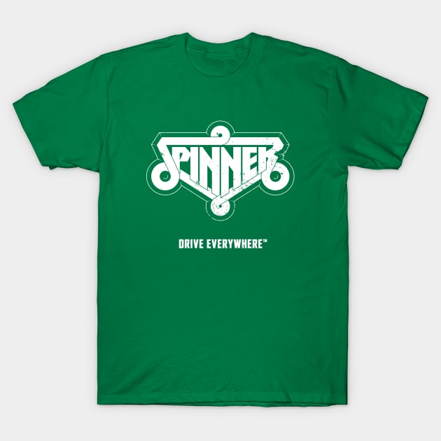 Spinner (aged look) T-Shirt by MoviTees.com